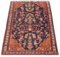 Persian Style 3'6" x 6'8" Hand-knotted Wool Rug 