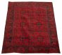 Traditional  Tribal Red Area rug 4x6 Afghan Hand-knotted 311786