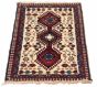 Persian Yalameh 1'11" x 3'2" Hand-knotted Wool Rug 