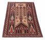 Afghan Royal Baluch 3'7" x 6'1" Hand-knotted Wool Rug 