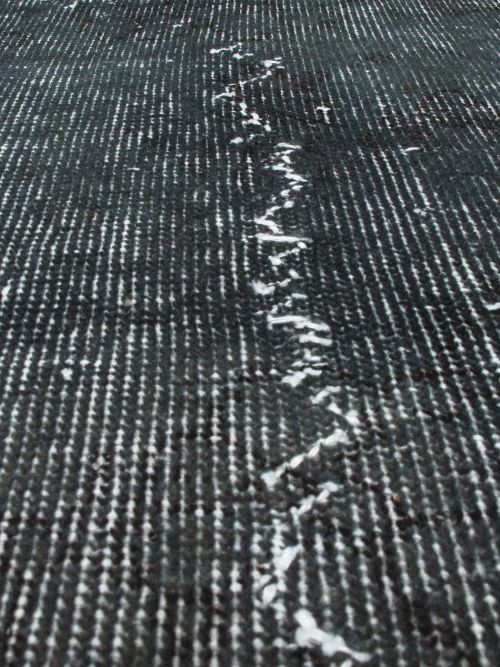 Turkish Anatolian Overdyed 3'9" x 6'10" Hand-knotted Wool Rug 