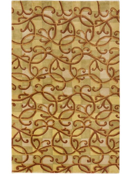 Nepal Aurora Hand-knotted Wool Rug, 152 x 244 cm