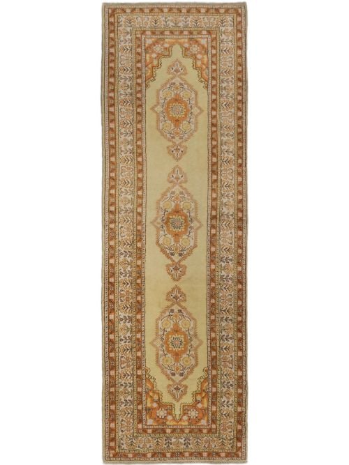 Turkish Antique Anatolian 2'1" x 6'8" Hand-knotted Silk Rug 