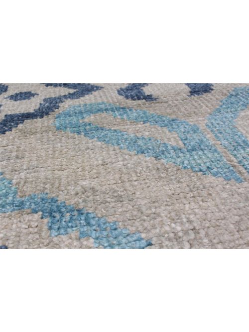 Tapis sari silk 5'1" x 7'11" en soie sari