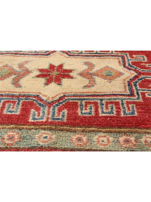 Afghan Finest Ghazni 6'4" x 6'5" Hand-knotted Wool Rug 