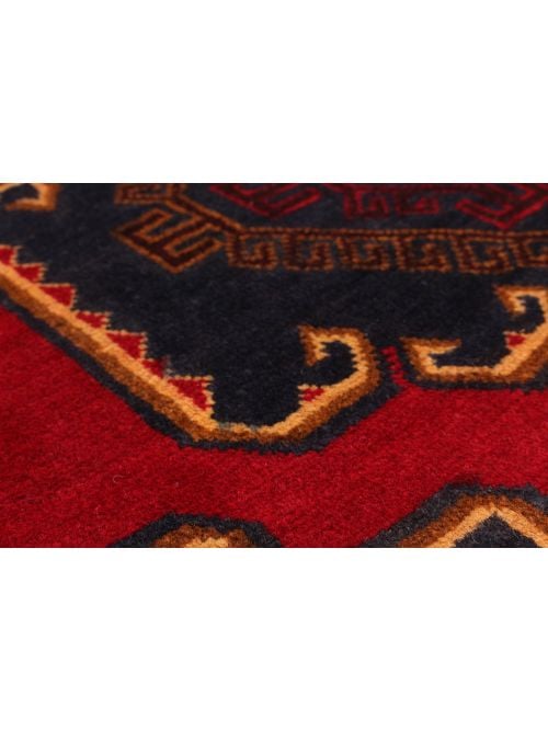 Afghan Finest Rizbaft 6'8" x 9'10" Hand-knotted Wool Rug 