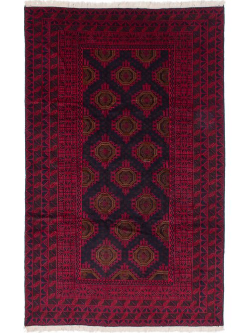 Afghan Finest Rizbaft 6'8" x 10'10" Hand-knotted Wool Rug 