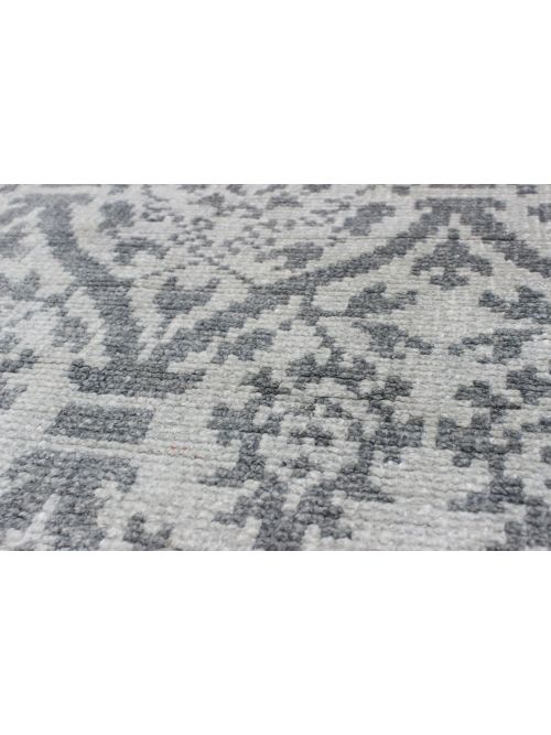 Tapis jules oushak 4'11" x 7'10" en soie artificielle