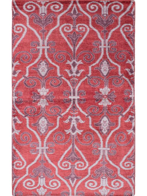 Tapis jules oushak 4'11" x 7'11" en soie artificielle
