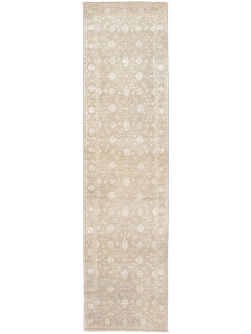 Indian Silk Shadow 2'7" x 10'1" Hand-knotted NA Rug 