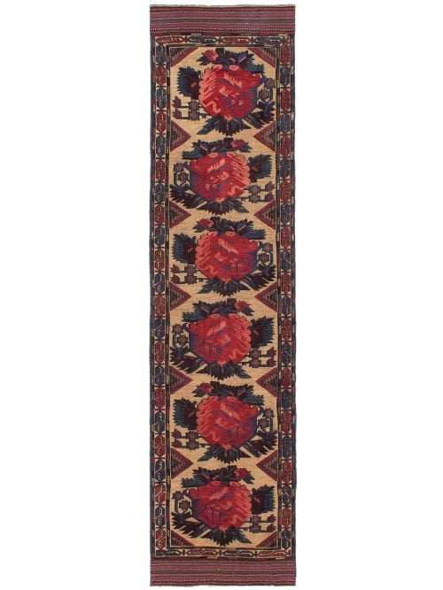 Russia Ghafkazi 2'11" x 12'0" Hand-knotted Wool Rug 
