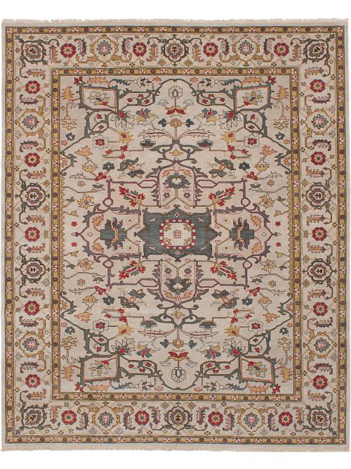 Indian Jules Sultane 8'1" x 9'11" Hand-knotted Wool Rug 