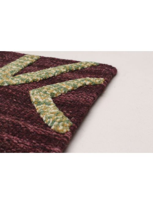 Indian Cambridge 5'5" x 7'4" Flat-Weave Wool Kilim 