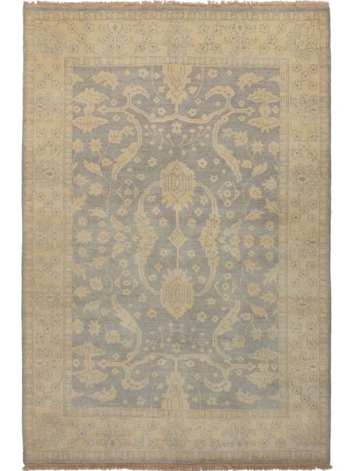 Indian Elysee Finest Ushak 5'11" x 8'10" Hand-knotted Wool Rug 