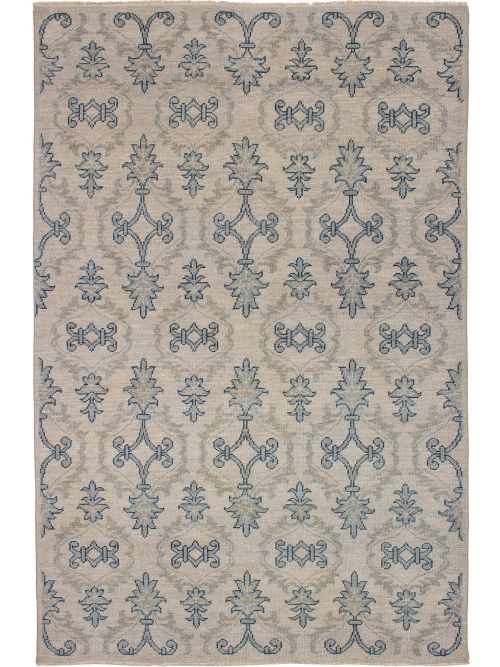 Indian Sierra 5'8" x 8'8" Hand-knotted Wool Rug 