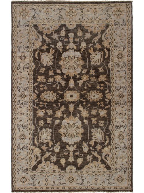 Indian Beaumont 5'1" x 8'0" Hand-knotted Wool Rug 