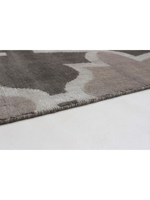 Indian Luribaft Gabbeh Riz 5'6" x 7'9" Hand-knotted Viscose, Wool Rug 