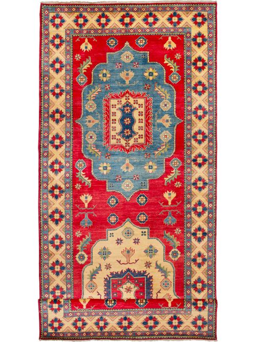Afghan Finest Ghazni 5'2" x 17'8" Hand-knotted Wool Rug 