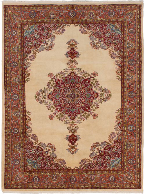 Indian Royal Mahal 6'0" x 8'0" Hand-knotted Wool Rug 
