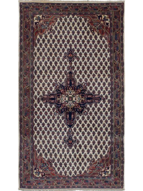 Indian Royal Sarough 2'10" x 5'3" Hand-knotted Wool Rug 