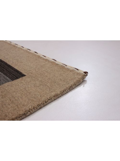 Indian Luribaft Gabbeh Riz 4'11" x 6'9" Hand-knotted Wool Rug 