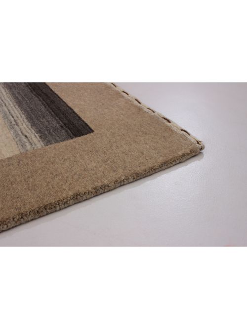 Indian Luribaft Gabbeh Riz 4'0" x 6'0" Hand-knotted Wool Rug 