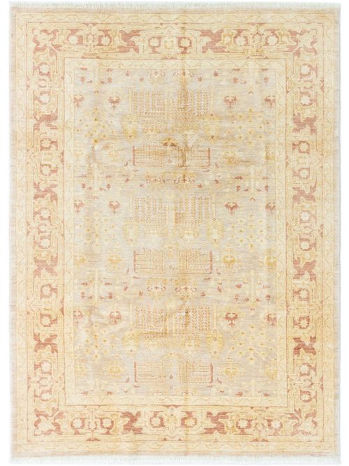 Afghan Finest Ziegler Chobi Hand-knotted Wool Rug, 188 x 254 cm