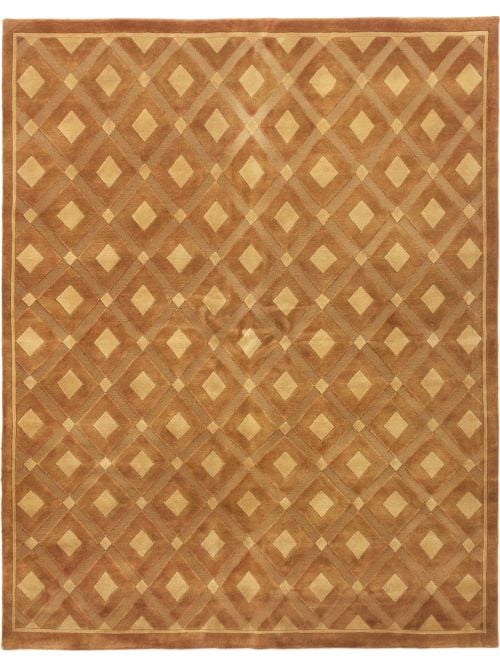 Indian Luribaft Gabbeh Riz 6'7" x 8'4" Hand-knotted Wool Rug 