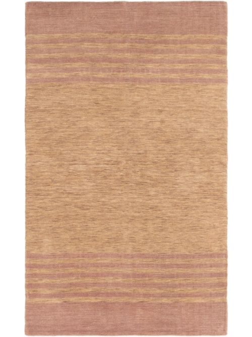 Indian Luribaft Gabbeh Riz 5'0" x 8'0" Hand-knotted Wool Rug 