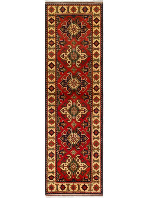 Afghan Finest Kargahi 2'10" x 9'8" Hand-knotted Wool Rug 