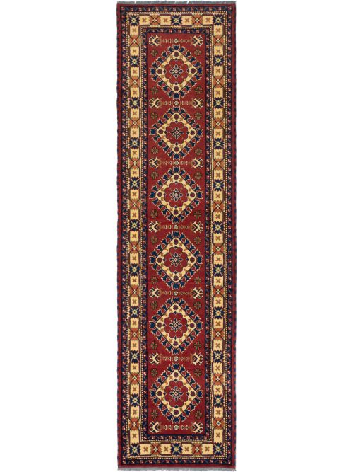 Afghan Finest Kargahi 2'8" x 10'11" Hand-knotted Wool Rug 