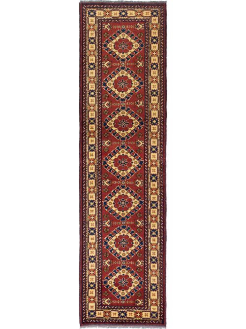 Afghan Finest Kargahi 2'8" x 10'8" Hand-knotted Wool Rug 