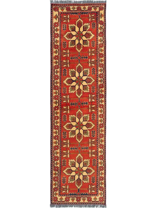 Afghan Finest Kargahi 2'8" x 9'11" Hand-knotted Wool Rug 