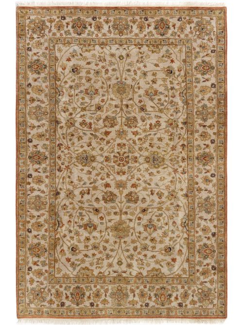 Indian Jamshidpour 5'7" x 8'3" Hand-knotted Wool Rug 