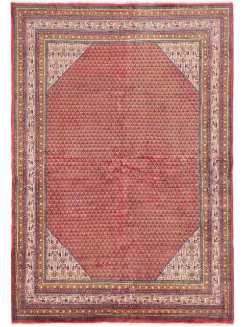Indian Royal Sarough 6'10" x 10'4" Hand-knotted Wool Rug 