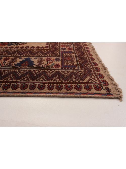 Afghan Finest Rizbaft 6'5" x 9'9" Hand-knotted Wool Rug 