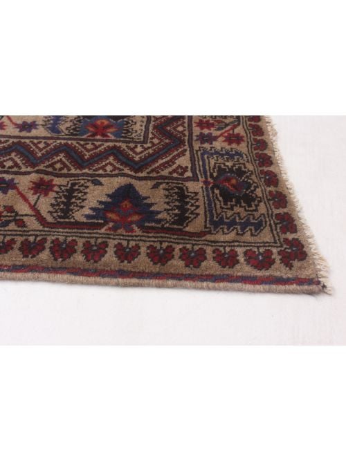 Afghan Finest Rizbaft 7'0" x 9'9" Hand-knotted Wool Rug 