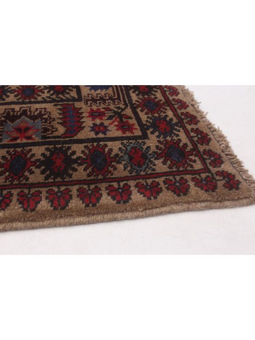 Afghan Finest Rizbaft 6'8" x 9'8" Hand-knotted Wool Rug 