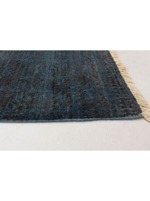 Indian Vibrance 7'10" x 9'10" Hand-knotted Wool Rug 