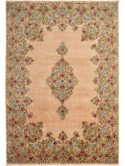 Persian Kerman 9'8" x 14'0" Hand-knotted Wool Rug 