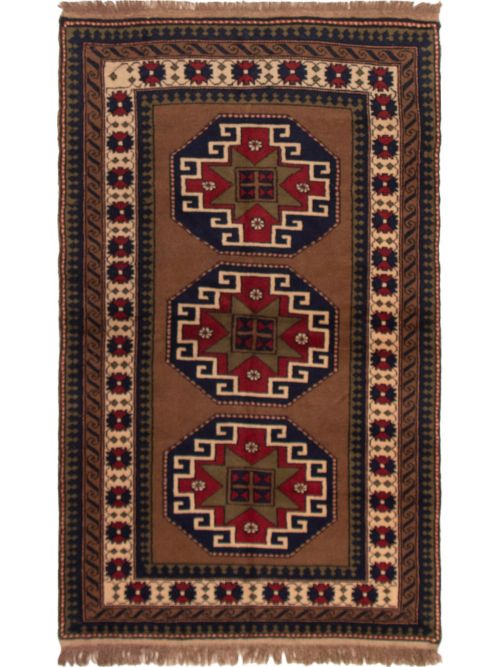 Turkish Antique Shiravan 3'11" x 6'1" Hand-knotted Wool Rug 