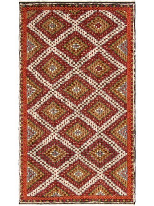 Turkish Yoruk 6'0" x 10'10" Flat-Weave Wool Tapestry Kilim 