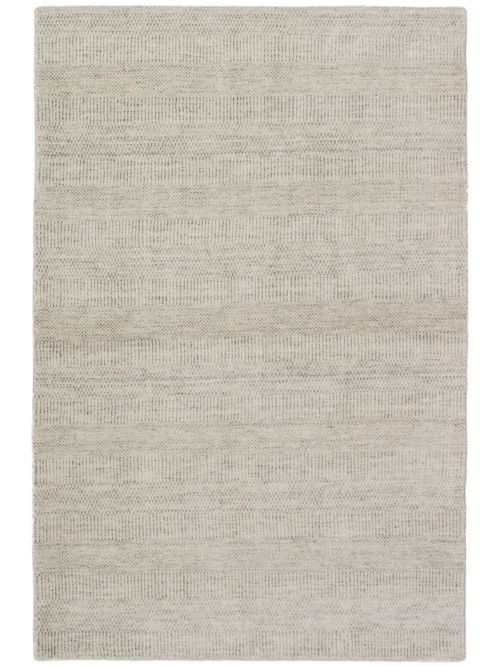 Indian Pearl 4'0" x 6'0" Hand-knotted Viscose, Wool Rug 