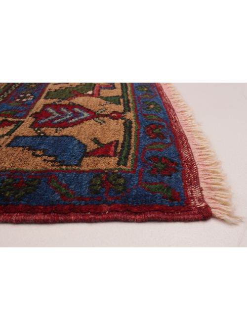 Turkish Anatolian Vintage 5'1" x 9'5" Hand-knotted Wool Rug 