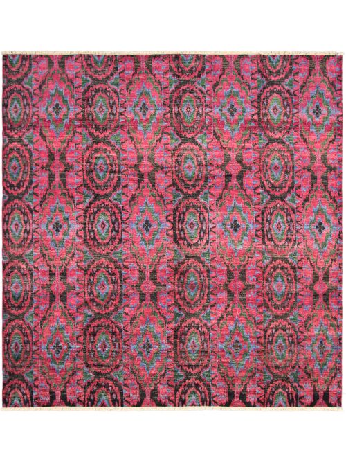 Indian Shalimar 11'6" x 11'9" Hand-knotted Wool Rug 