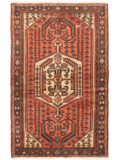 Persian Darjazin 3'7" x 5'9" Hand-knotted Wool Rug 