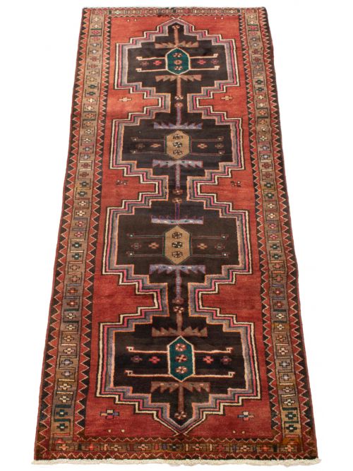 Persian Meshkin 3'10" x 10'9" Hand-knotted Wool Rug 