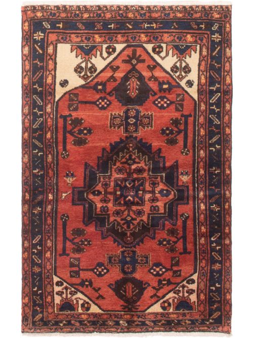 Persian Touserkan 3'6" x 5'6" Hand-knotted Wool Rug 