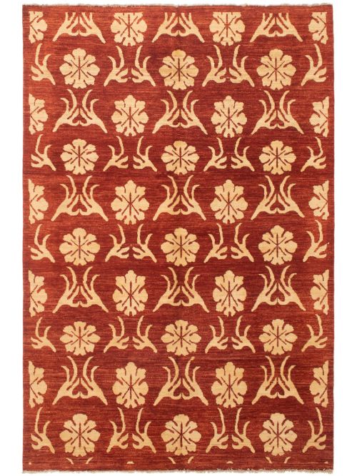 Afghan Finest Ziegler Chobi 6'8" x 9'10" Hand-knotted Wool Rug 