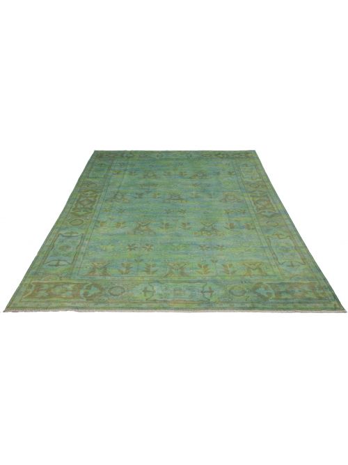 Indian Vibrance 9'4" x 11'8" Hand-knotted Wool Rug 